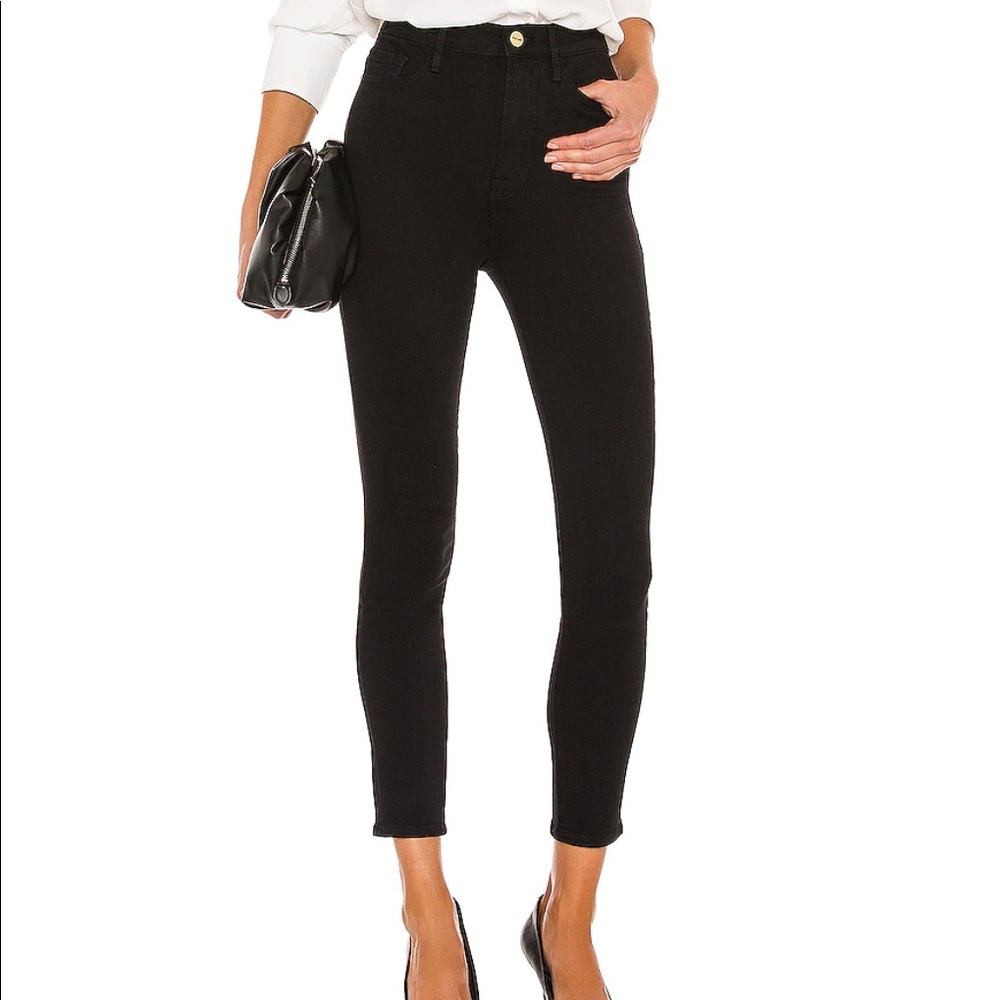 Frame Ali High Rise Cigarette Jeans - 29